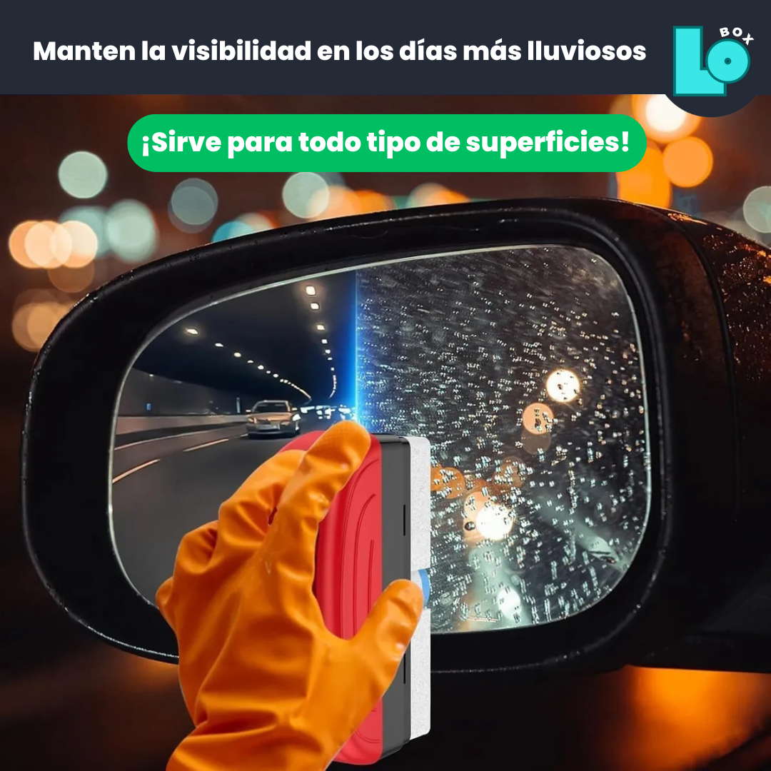 Cepillo Antiempañe - ¡Impermeabiliza tus vidrios en segundos!