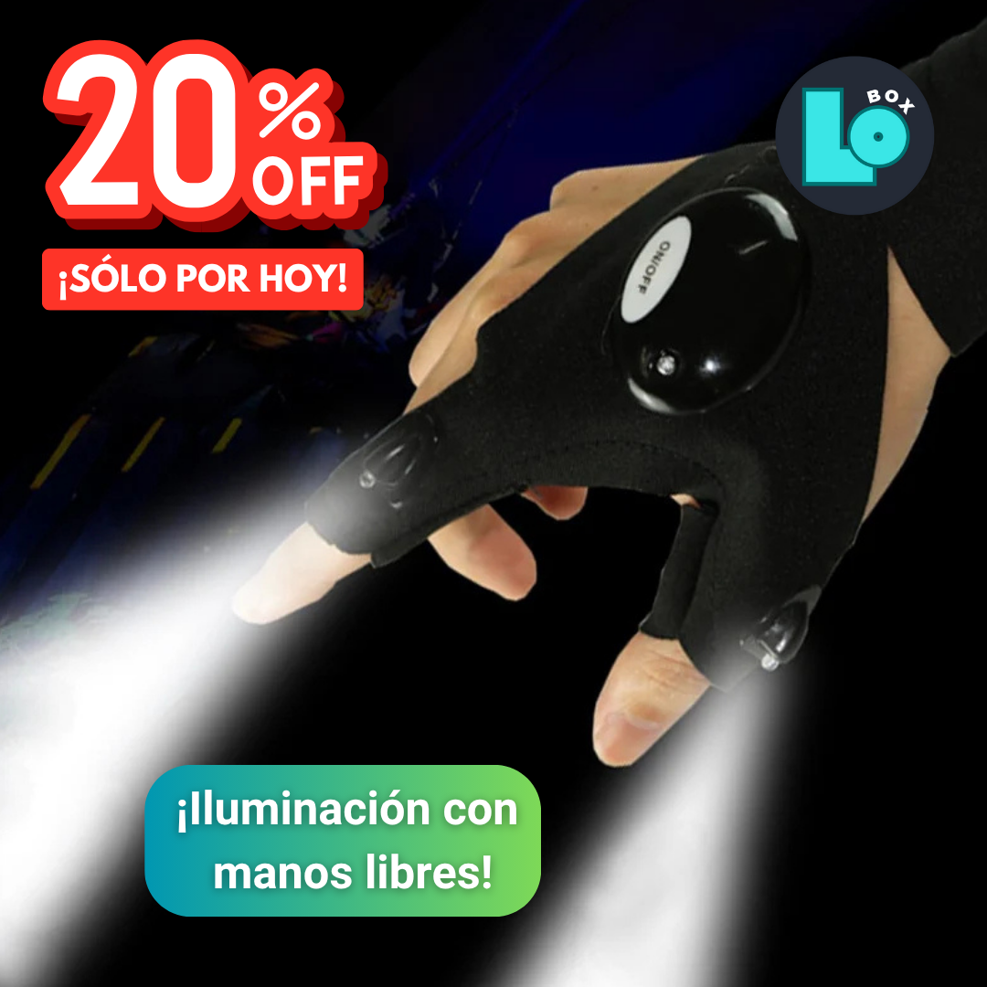 Glove Lite – ¡Ilumina con tus manos, sin soltar nada!