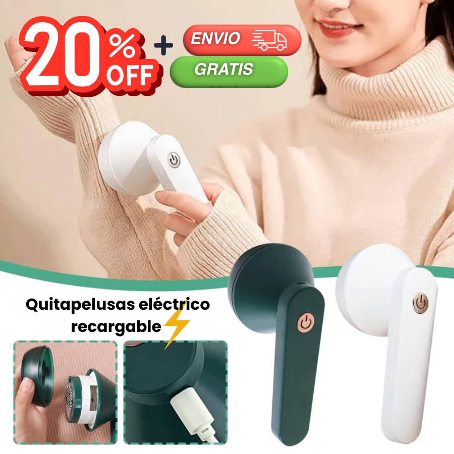 Elimina Pelusas Portátil - ¡Transforma tu ropa en segundos!