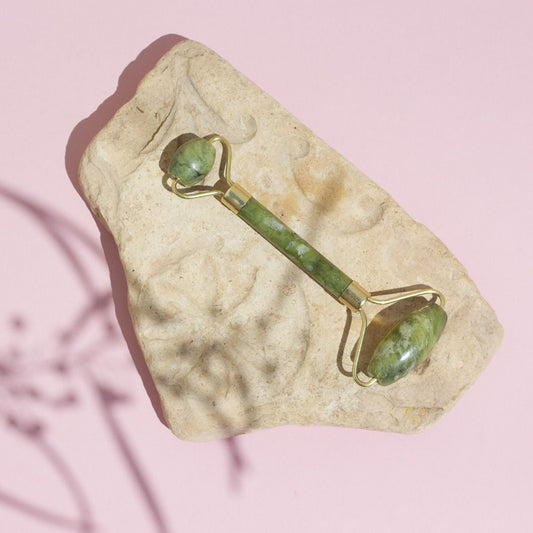 Rodillo de Jade Para Masaje Facial